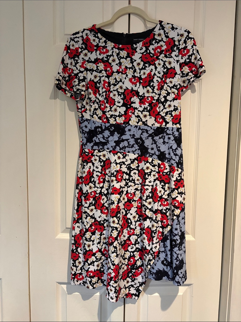 Floral Fit & Flare Short Sleeve Dress